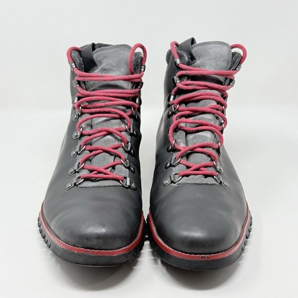 Cole Haan ZeroGrand Water Resistant Hiking Boots Mens 12 M Gray Magnet Leather main image 14